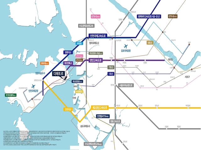 해링턴플레이스 오룡역 교통환경 안내